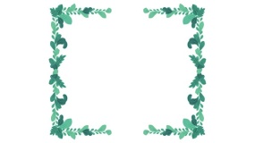 手抄报植物边框PPT背景图片(6)