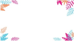 种树活动植物边框PPT背景图片(67)