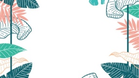 植物边框图片PPT背景图片(83)