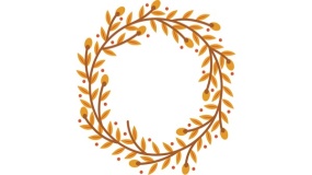 叶子边框简单又漂亮PPT背景图片(89)