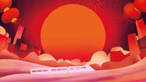 新春喜庆图片PPT背景图片(19)