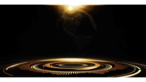 金色背景图片PPT背景图片(1)