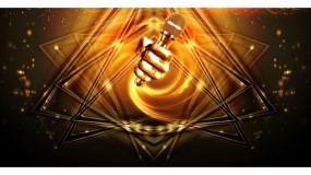 金色光线PPT背景图片(17)