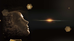 金色粒子图片PPT背景图片(29)