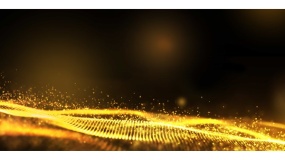 炫酷金色图片PPT背景图片(30)