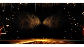 年度金色颁奖图片PPT背景图片(9)