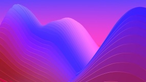 彩色几何重叠图片PPT背景图片(20)