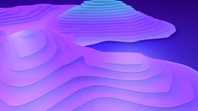 多彩层层叠加的图片PPT背景图片(50)