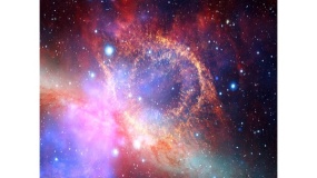 宇宙图片星空银河系PPT背景图片(45)