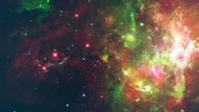 宇宙图片星空银河系PPT背景图片(7)