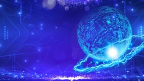 一张商务科技线条图片