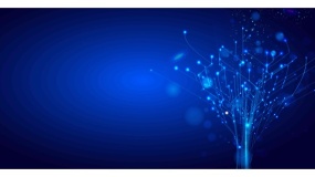 一张智能电子图片PPT背景图片