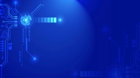 一张高端质感蓝色科技背景图片