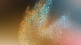 彩色粒子金粉光效PPT背景图片(10)