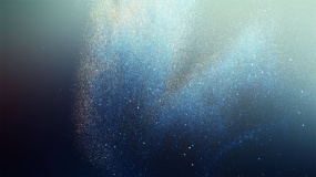 彩色粒子金粉光效PPT背景图片(13)