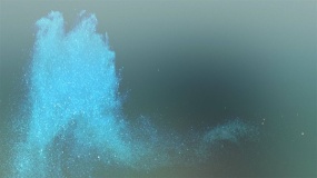 彩色粒子金粉光效PPT背景图片(19)