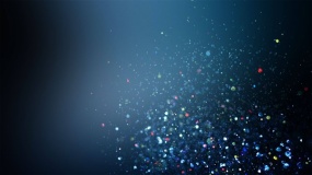 彩色粒子金粉光效PPT背景图片(3)