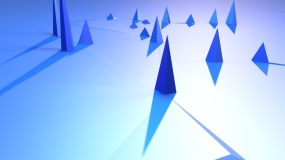 炫彩立体低面图片