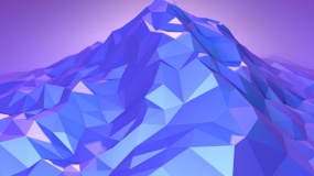 炫酷设计立体多边形背景图片