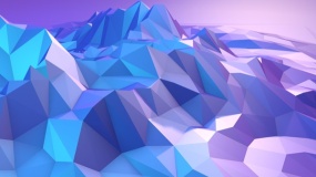 彩色立体几何图片素材