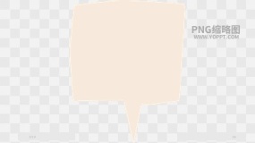 手绘数字便签边框对话框素材PNG图片18