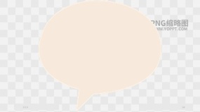 手绘数字便签边框对话框素材PNG图片34