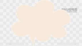 手绘数字便签边框对话框素材PNG图片41