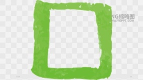 手绘数字便签边框对话框素材PNG图片61