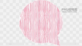 手绘数字便签边框对话框素材PNG图片77