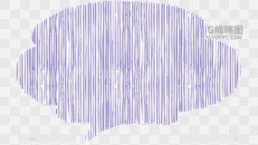 手绘数字便签边框对话框素材PNG图片92