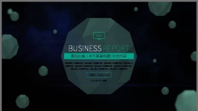 创意深色低面多边形风格带页面导航条适合产品汇报PPT模板25页