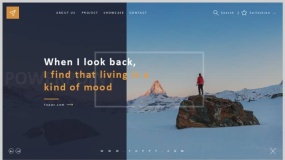 专业高端企业展示适用欧美杂志简约金色32页精美PPT模板下载